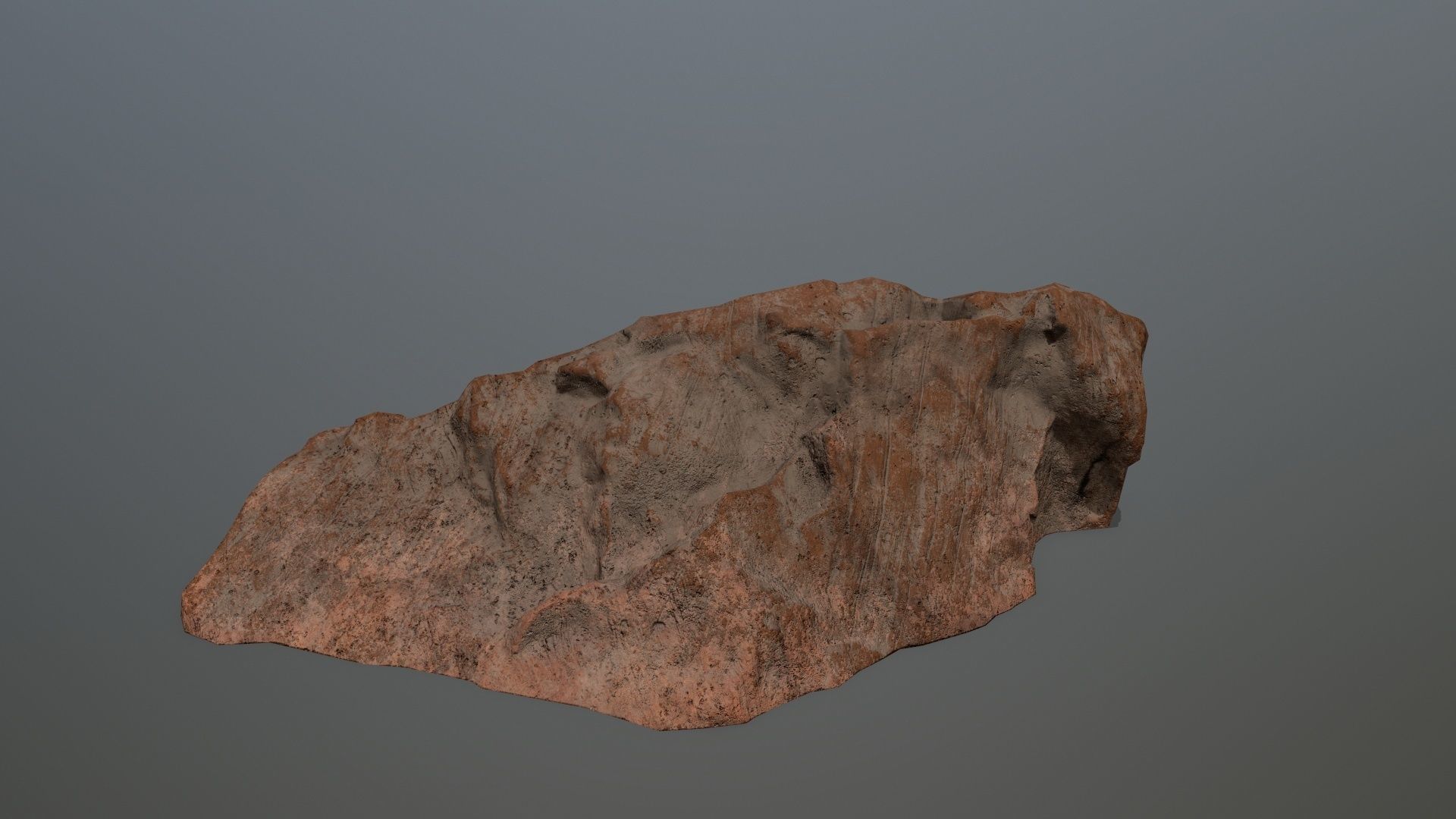 desert rock 2 Low-poly 3D model_23