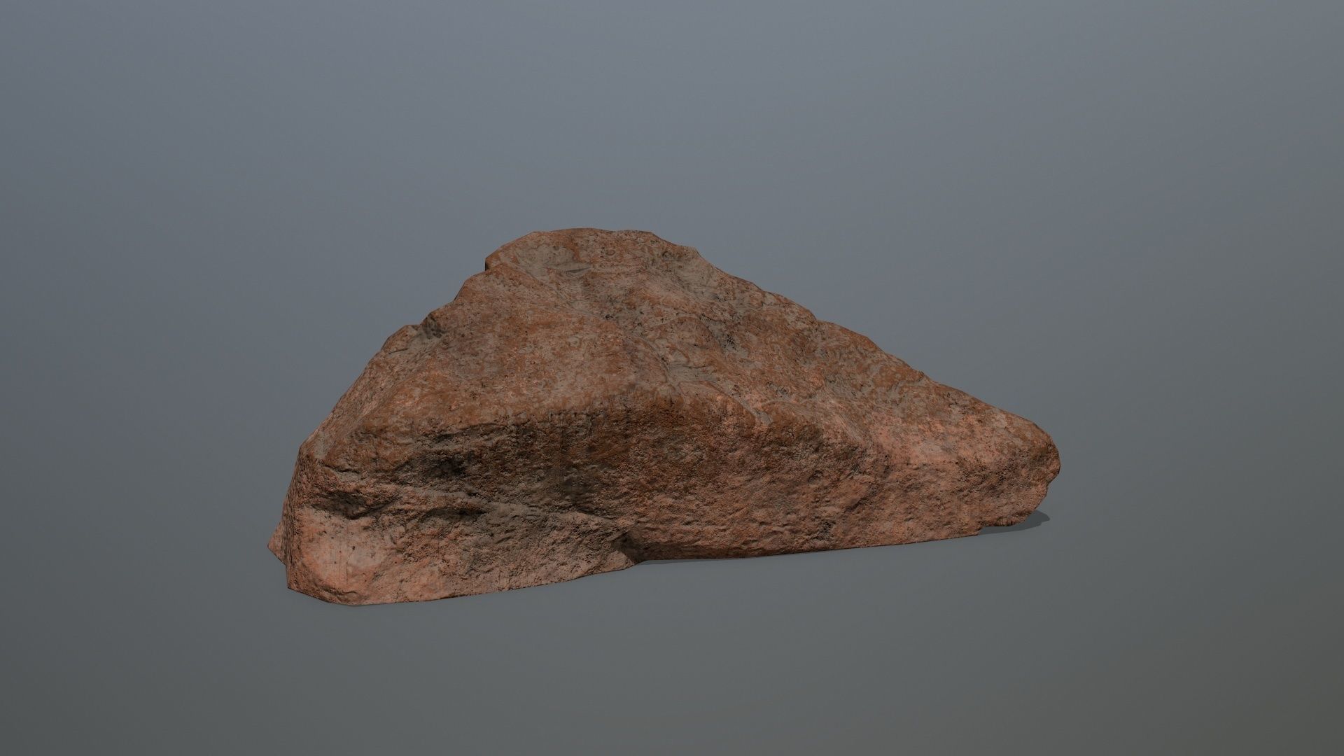 desert rock 2 Low-poly 3D model_9
