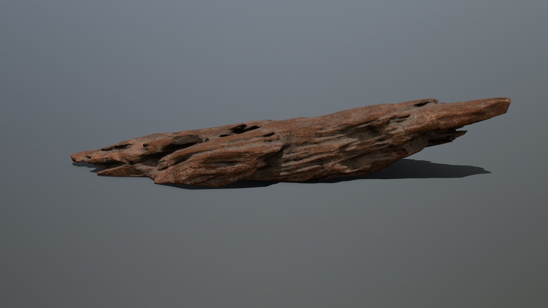 desert rock 2 Low-poly 3D model_6