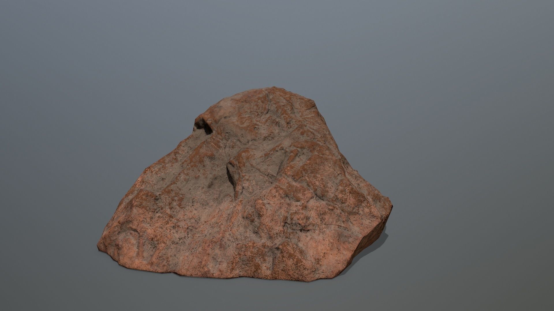 desert rock 2 Low-poly 3D model_11