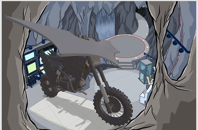 Zero year Batcycle Free 3D print model