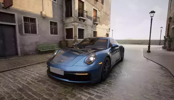 Porsche 911 Carrera S 2019 3D model