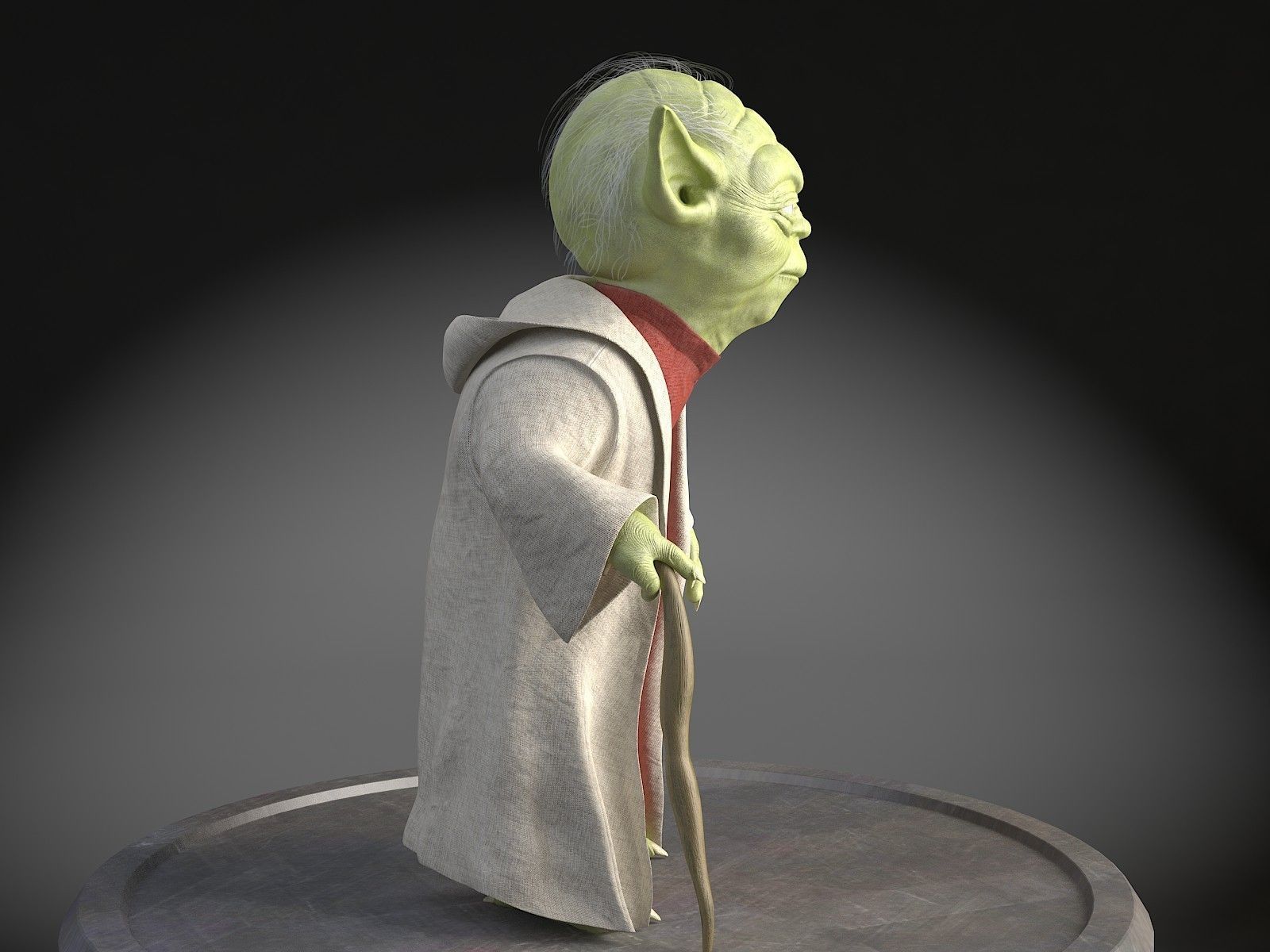 Star Wars Yoda 3D model_1