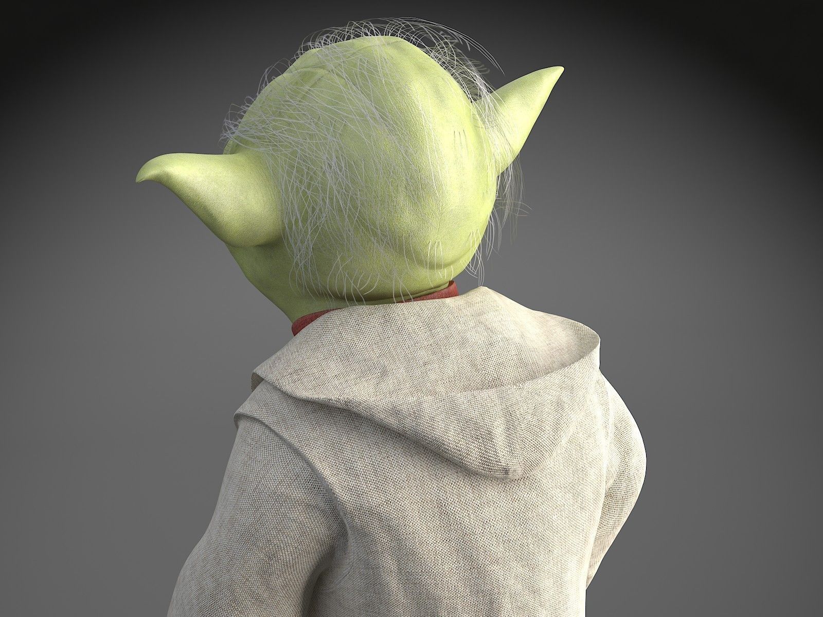 Star Wars Yoda 3D model_6