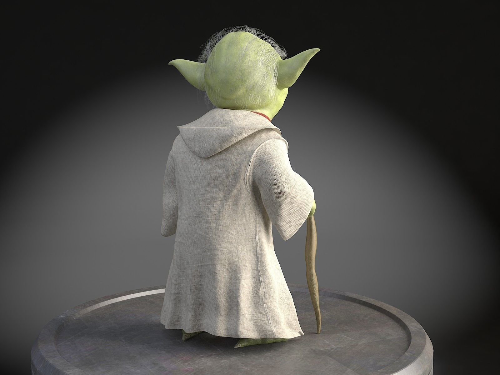 Star Wars Yoda 3D model_2