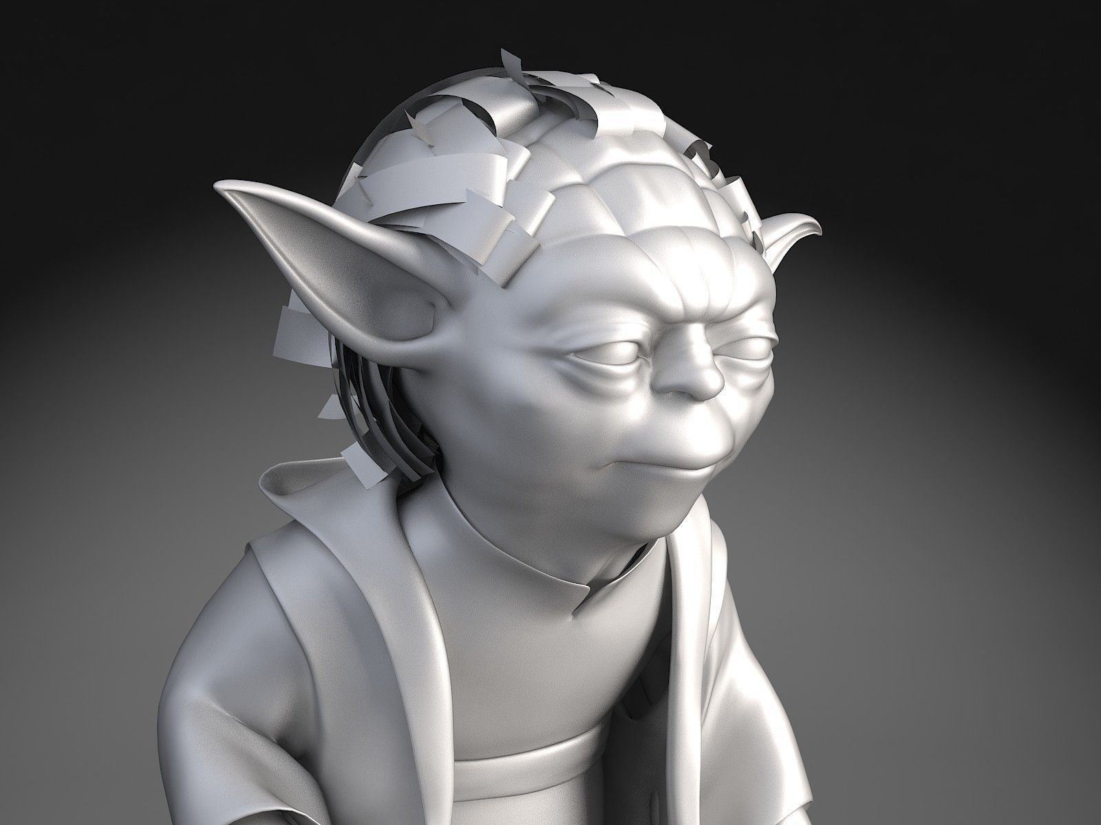 Star Wars Yoda 3D model_13
