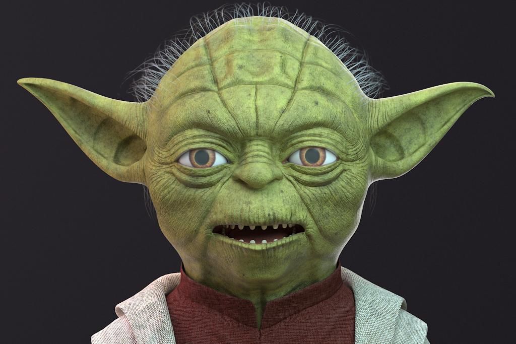 Star Wars Yoda 3D model_3