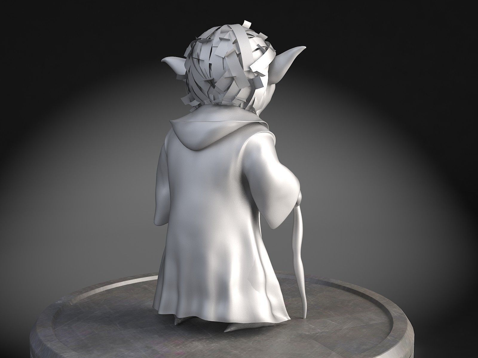 Star Wars Yoda 3D model_11