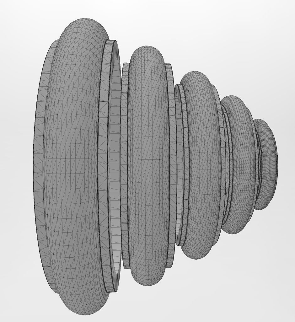 Single Bullnose Column Base 3D print model_12