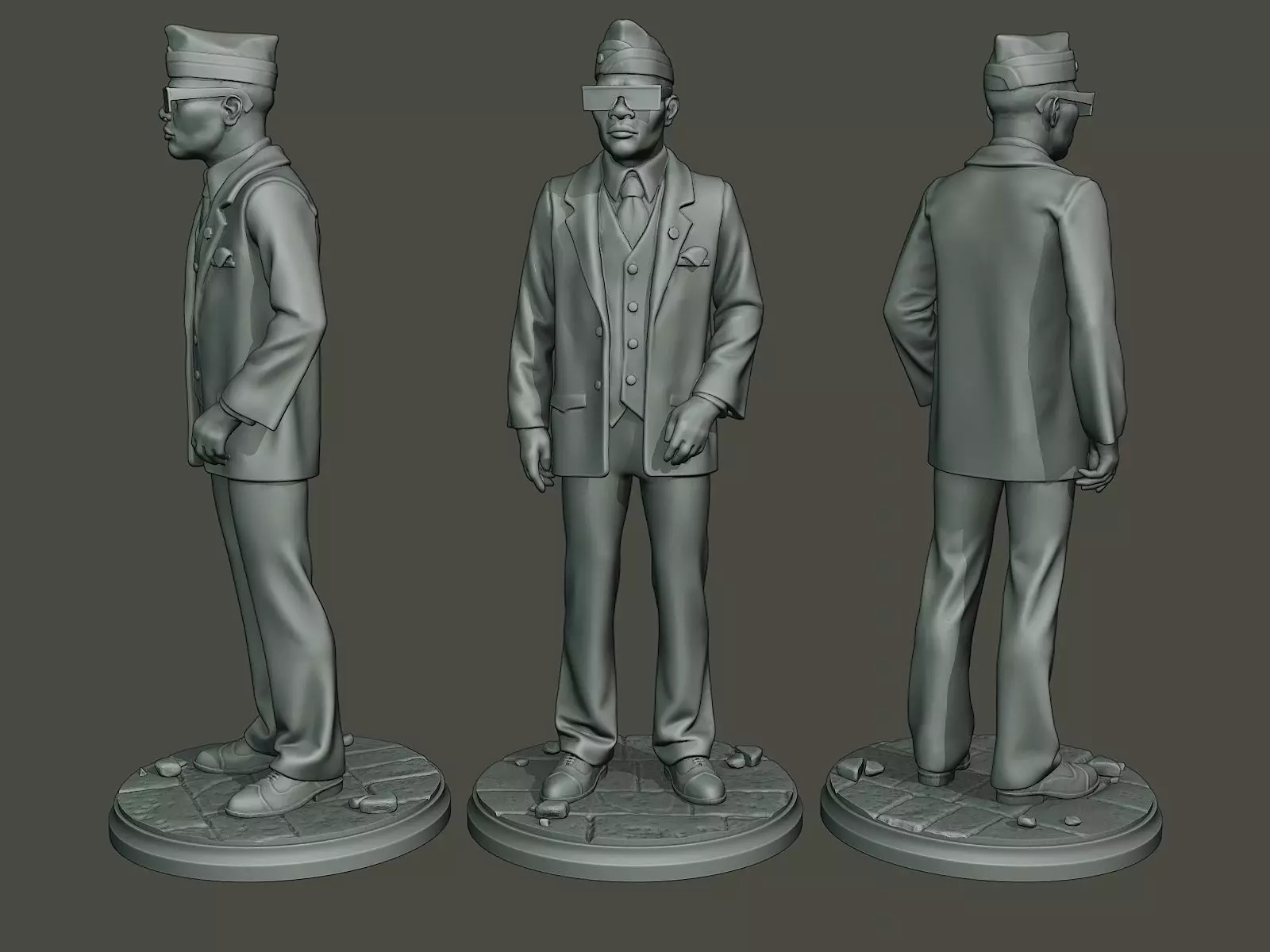 Dancing coffin meme A 003 3D print model_0