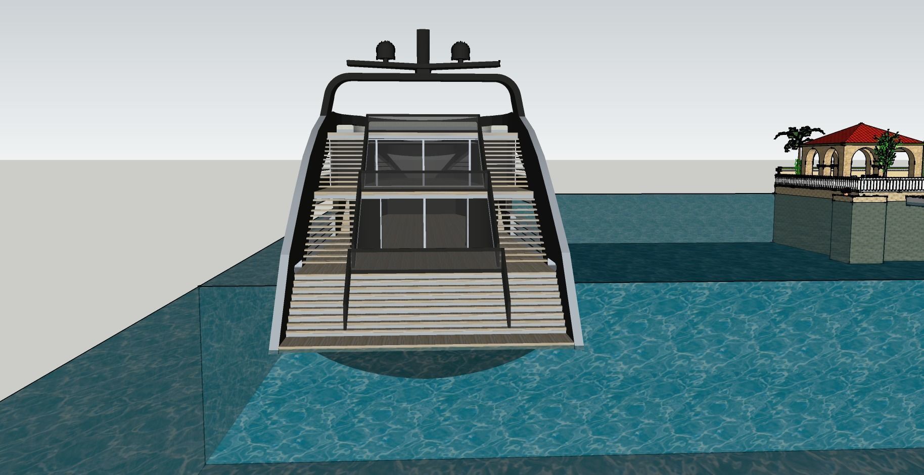 Very Posh Mansion that is situated by the sea 3D model_3