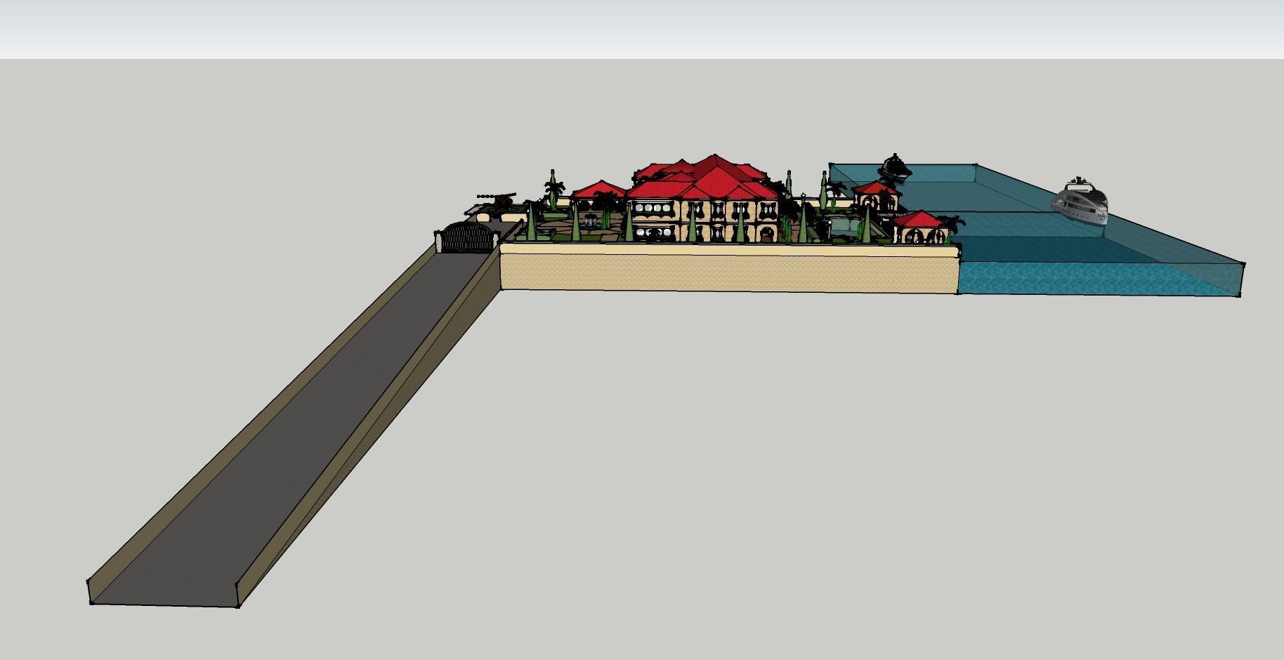 Very Posh Mansion that is situated by the sea 3D model_15