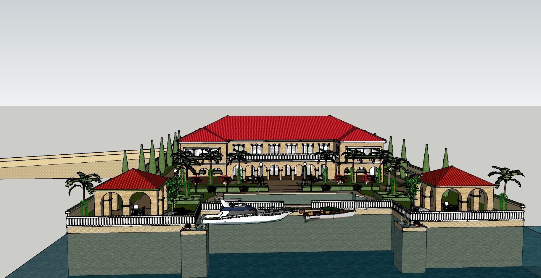 Very Posh Mansion that is situated by the sea 3D model_13