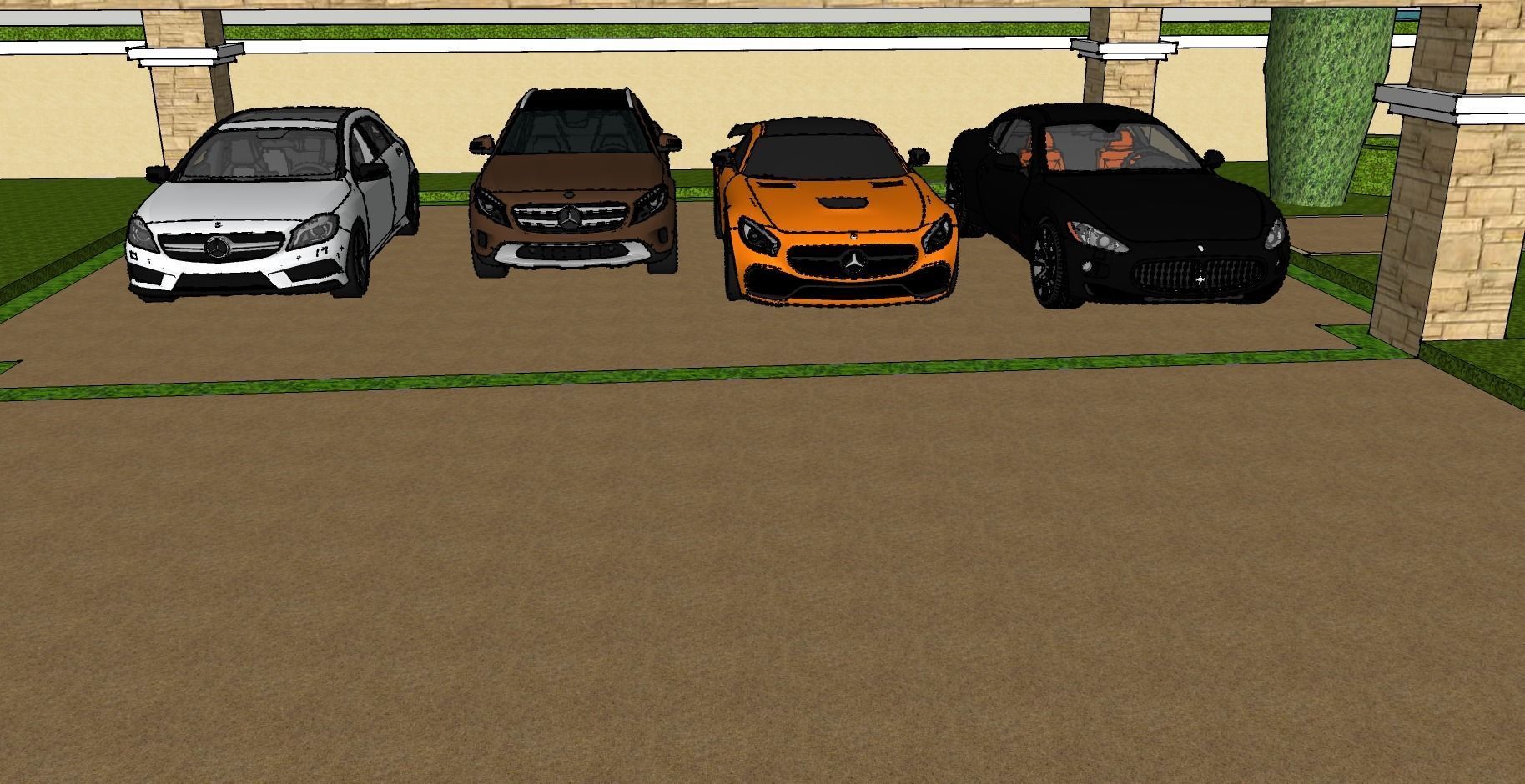 Very Posh Mansion that is situated by the sea 3D model_7