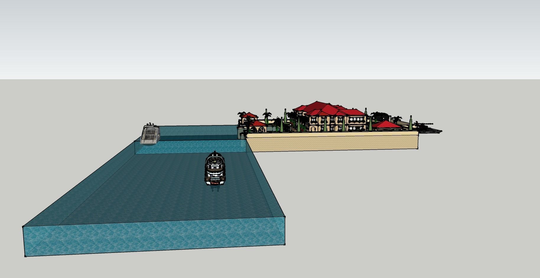 Very Posh Mansion that is situated by the sea 3D model_16