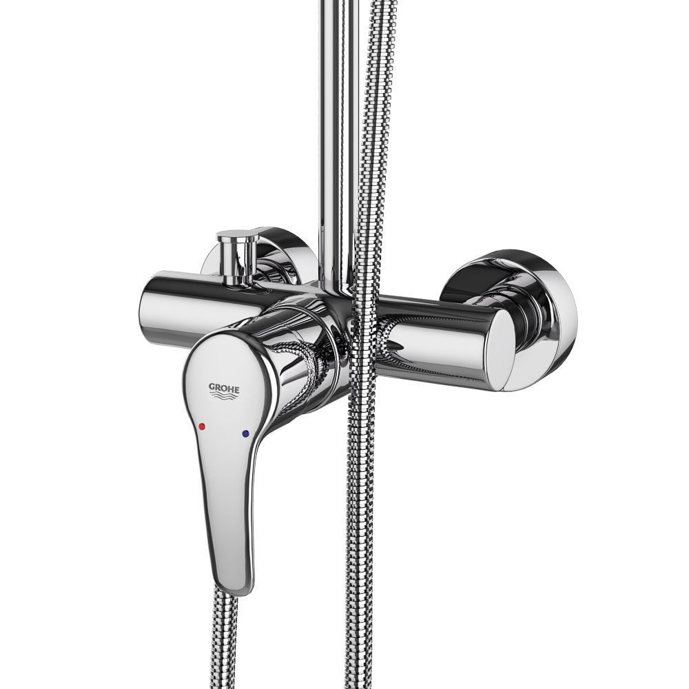 Shower systems GROHE set 97 3D model_11