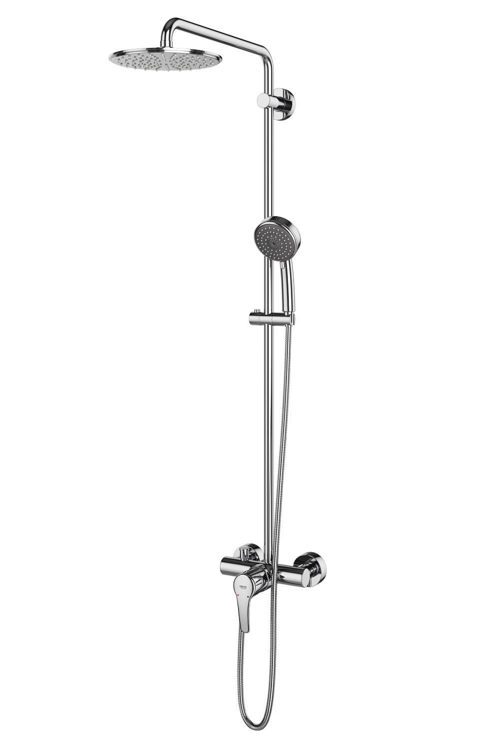 Shower systems GROHE set 97 3D model_5