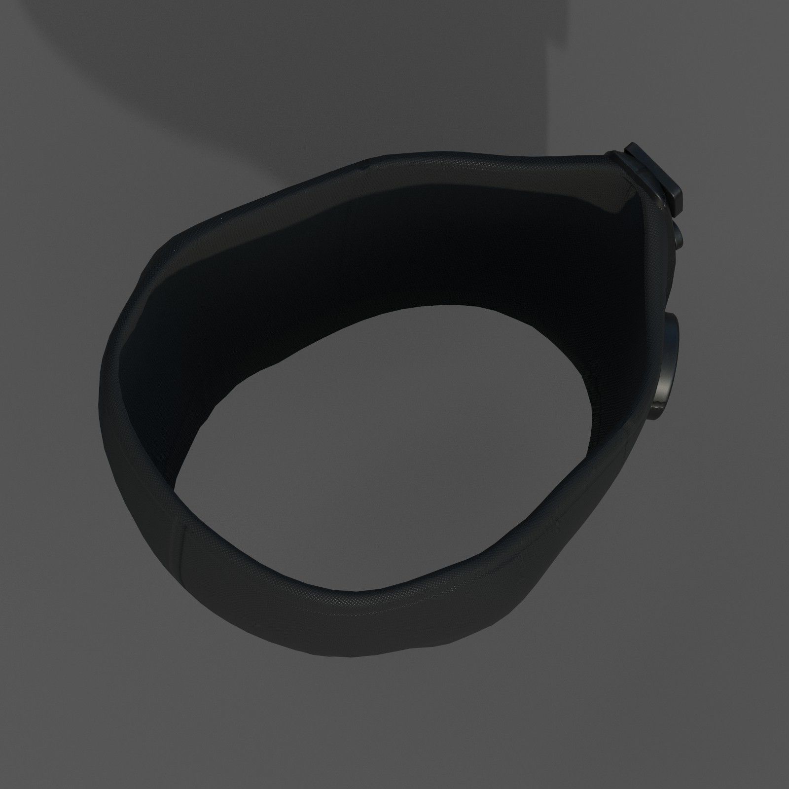 Gas mask respirator scifi futuristic 3d  Low-poly 3D model_5