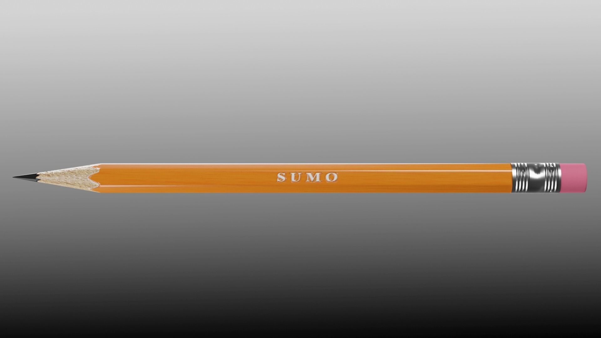 Pencil 3D model 3D model_2