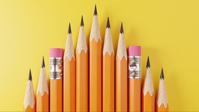 Pencil 3D model 3D model