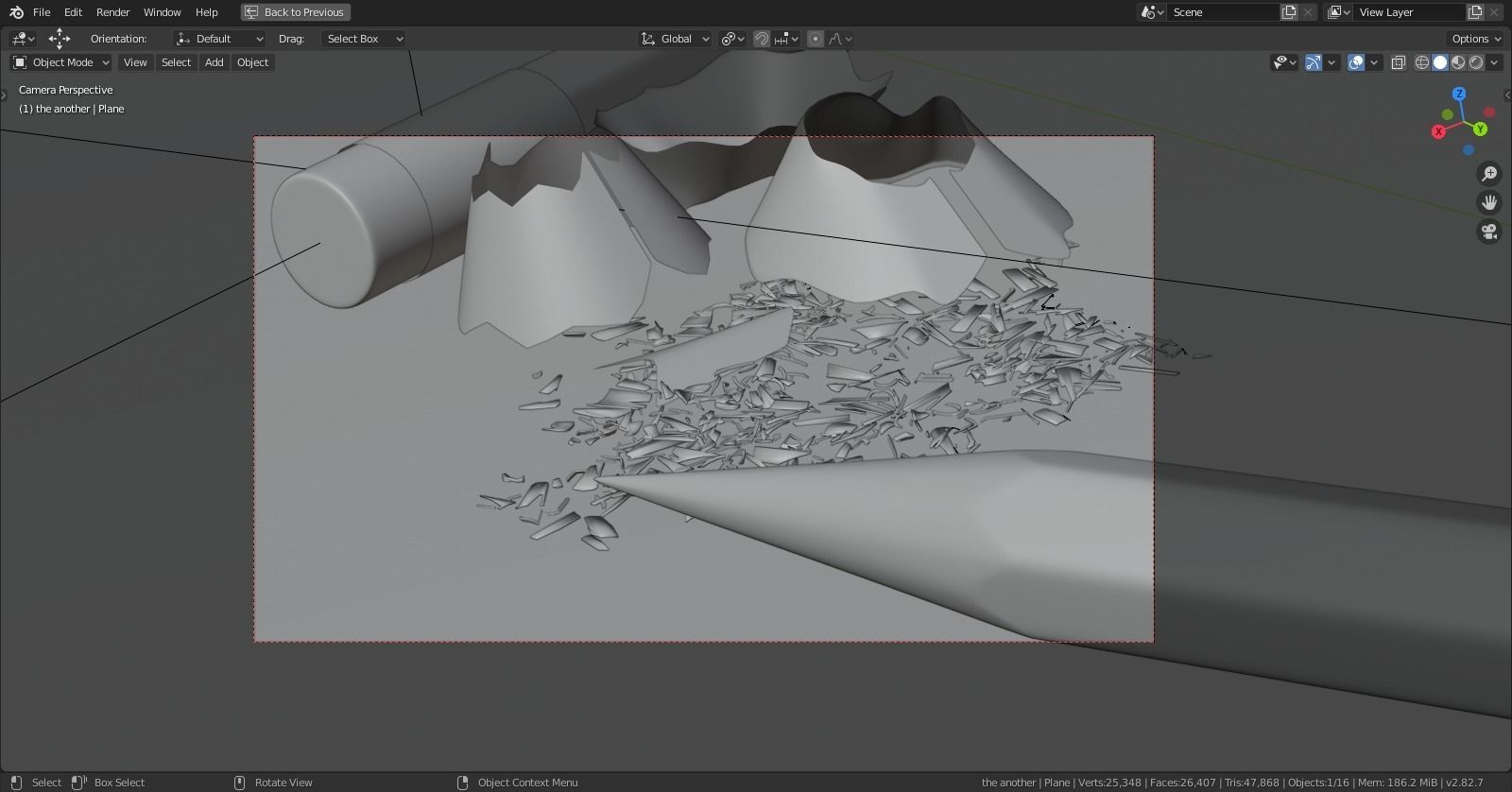 Pencil 3D model 3D model_4