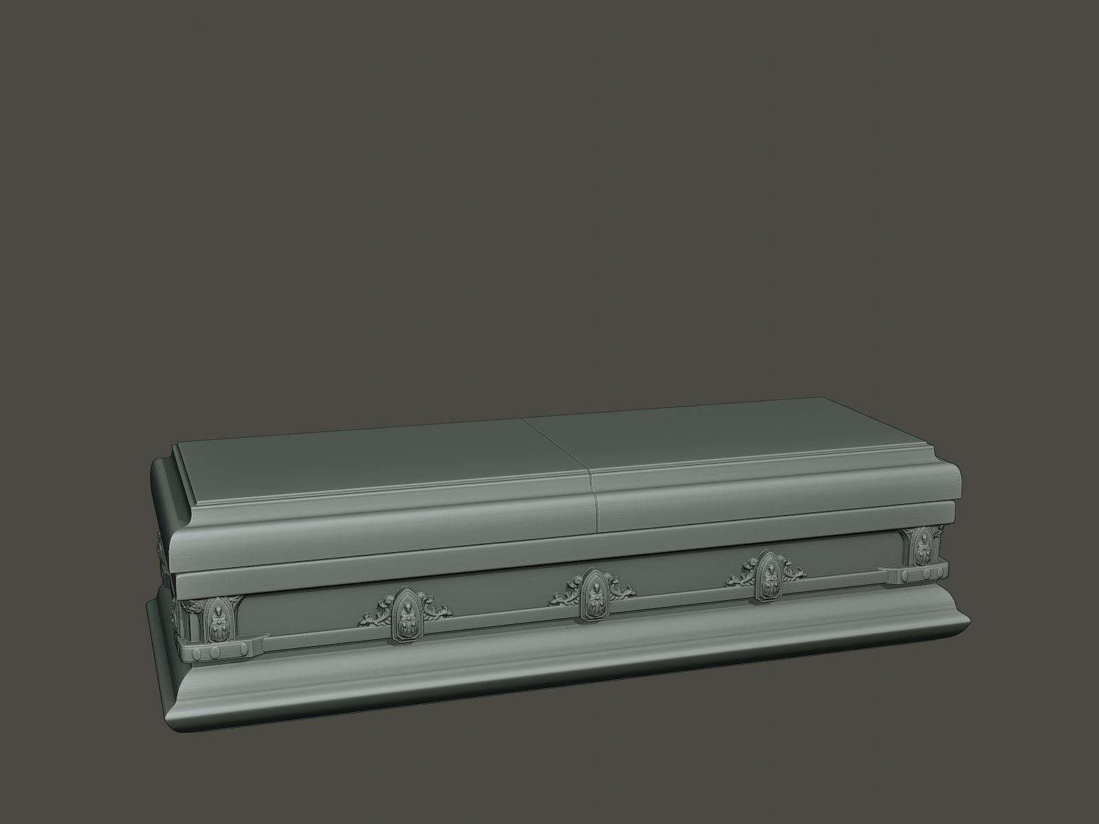 Coffin Model Free 3D print model_6