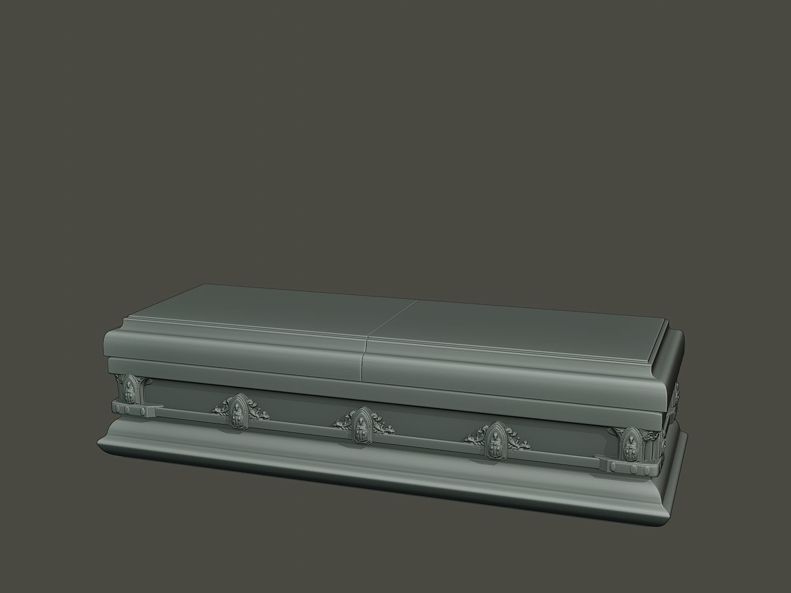 Coffin Model Free 3D print model_2