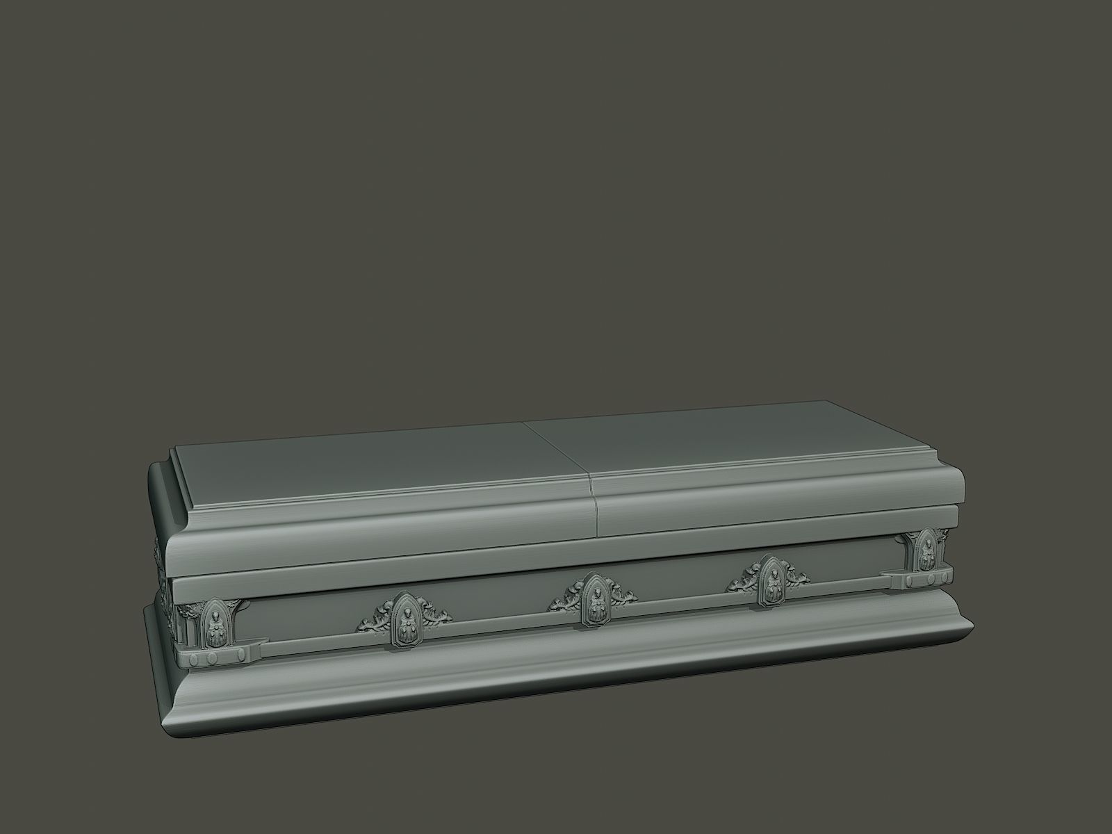 Coffin Model Free 3D print model_1