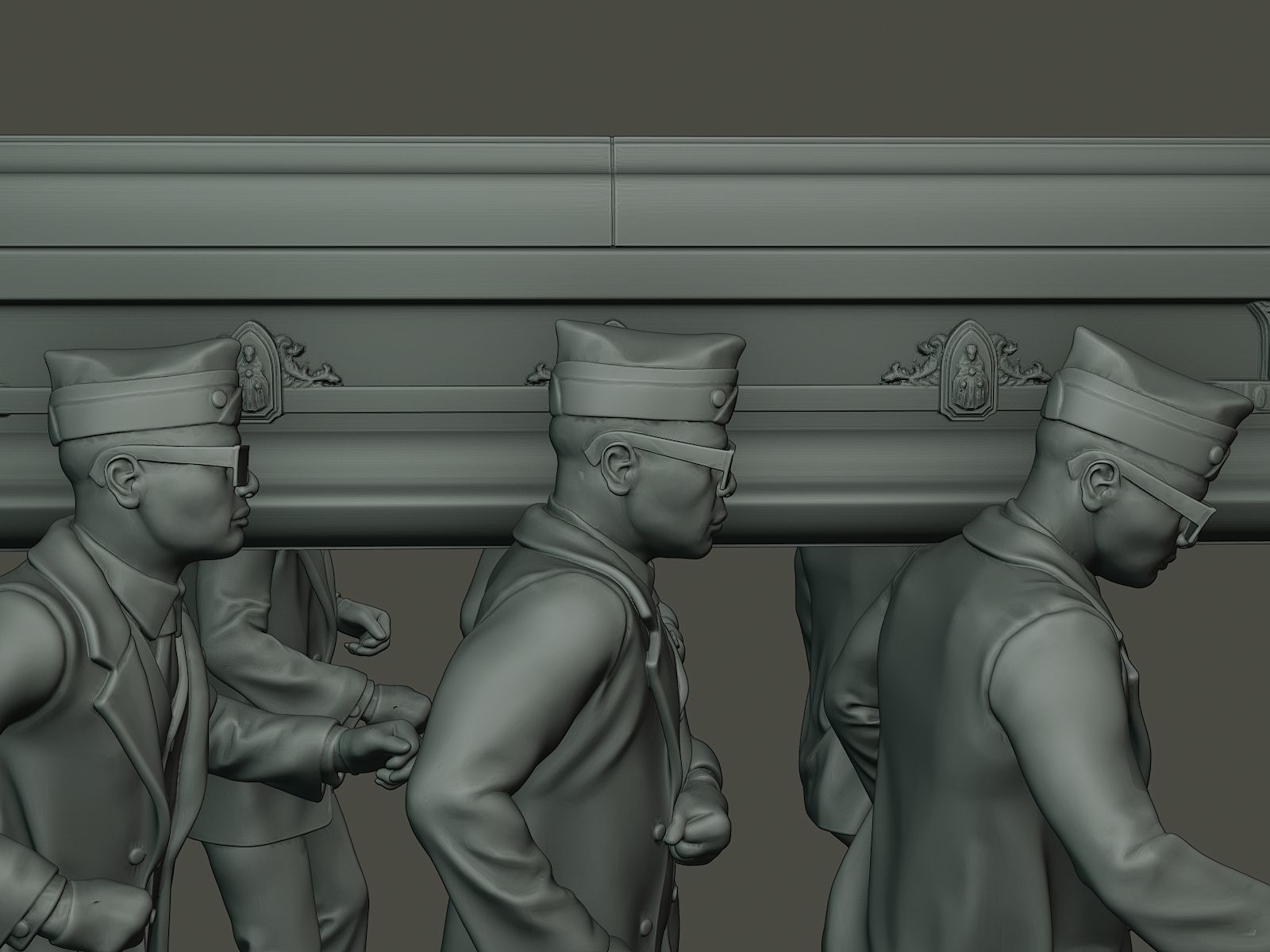 Dancing coffin meme 3D print model_19
