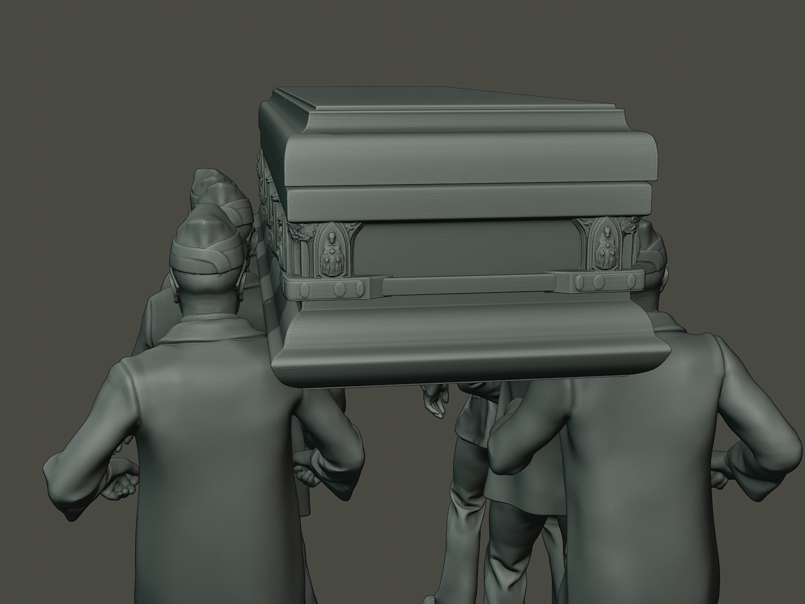 Dancing coffin meme 3D print model_20