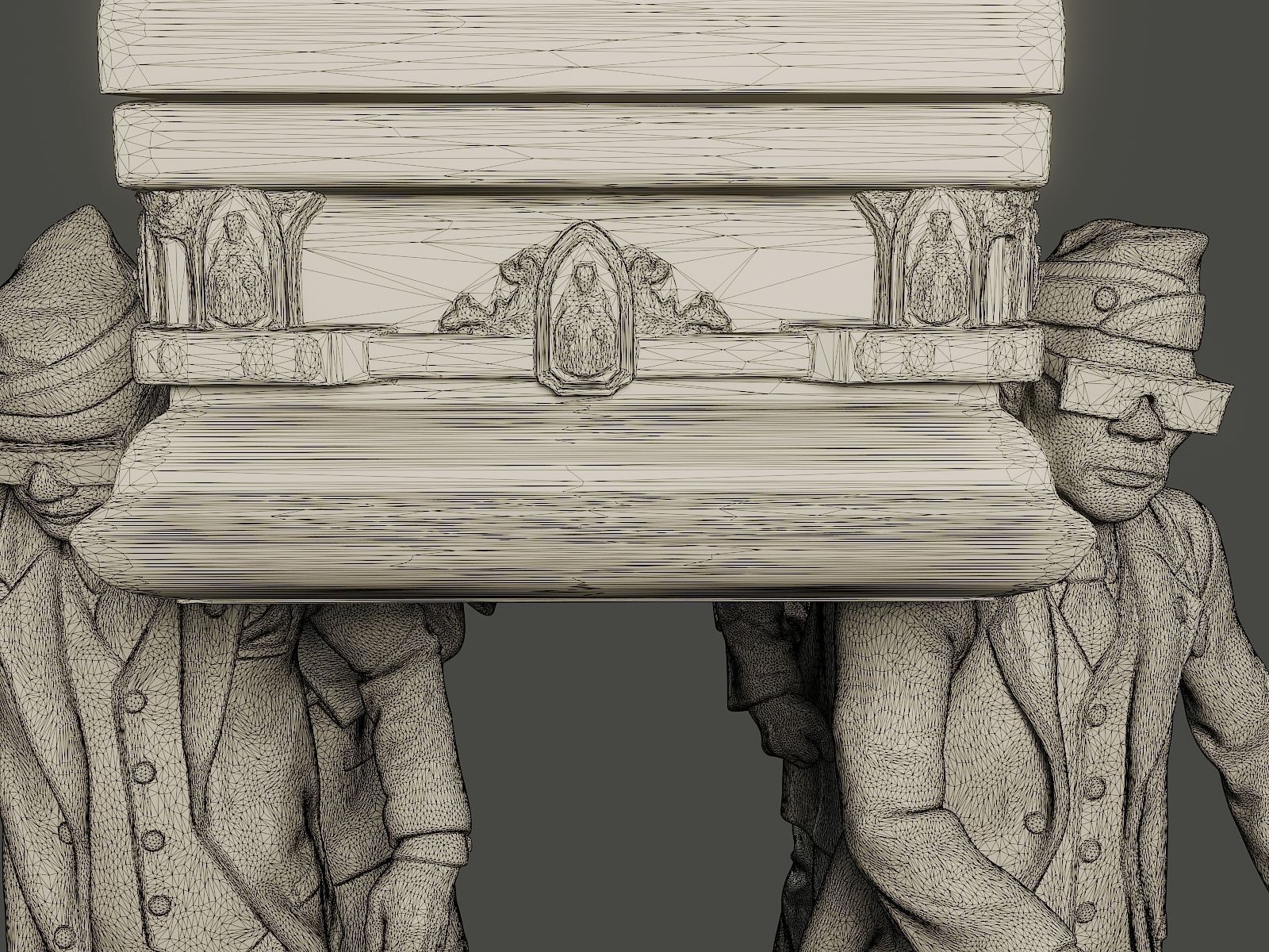 Dancing coffin meme 3D print model_11