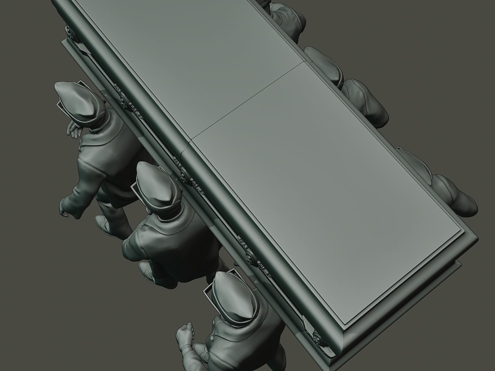 Dancing coffin meme 3D print model_15