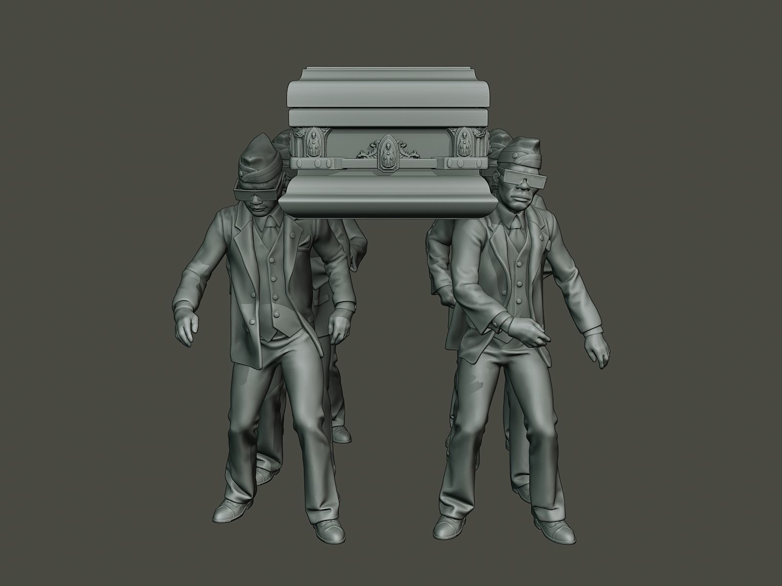 Dancing coffin meme 3D print model_10
