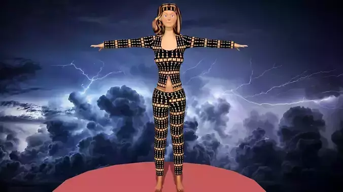 woman it stylish dress