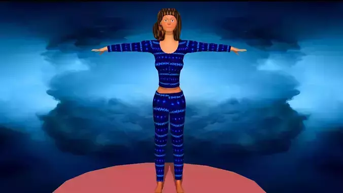 woman in a nice outfit