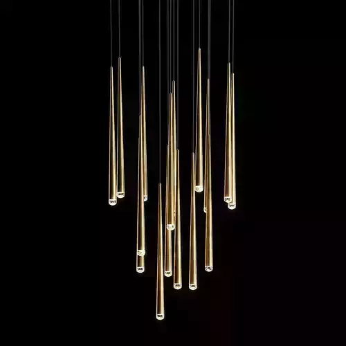 AQUITAINE ROUND CHANDELIER 18 by Restoration Hardware 3D model