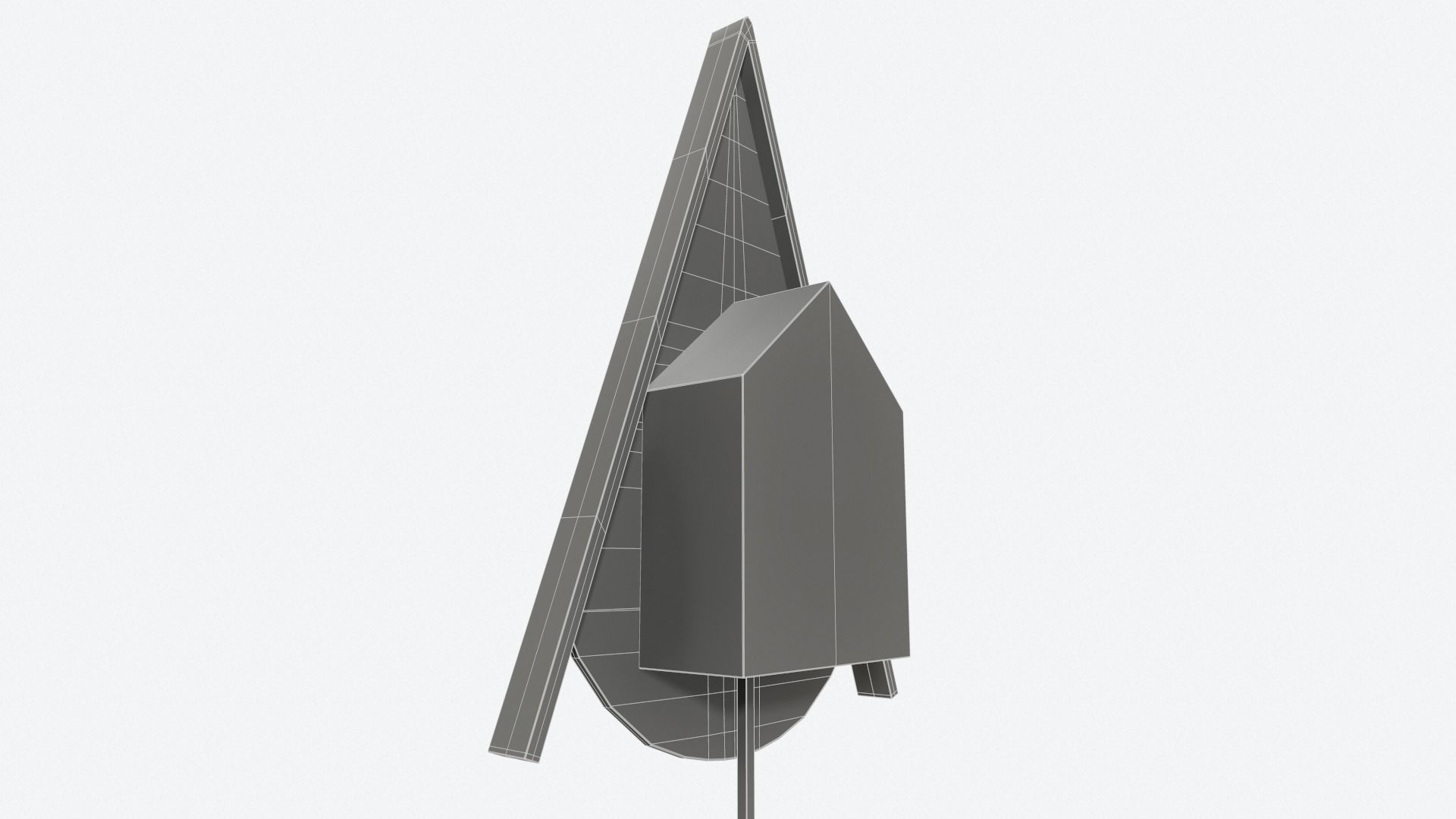 Animated Contemporary Cuckoo Clock  3D model_15