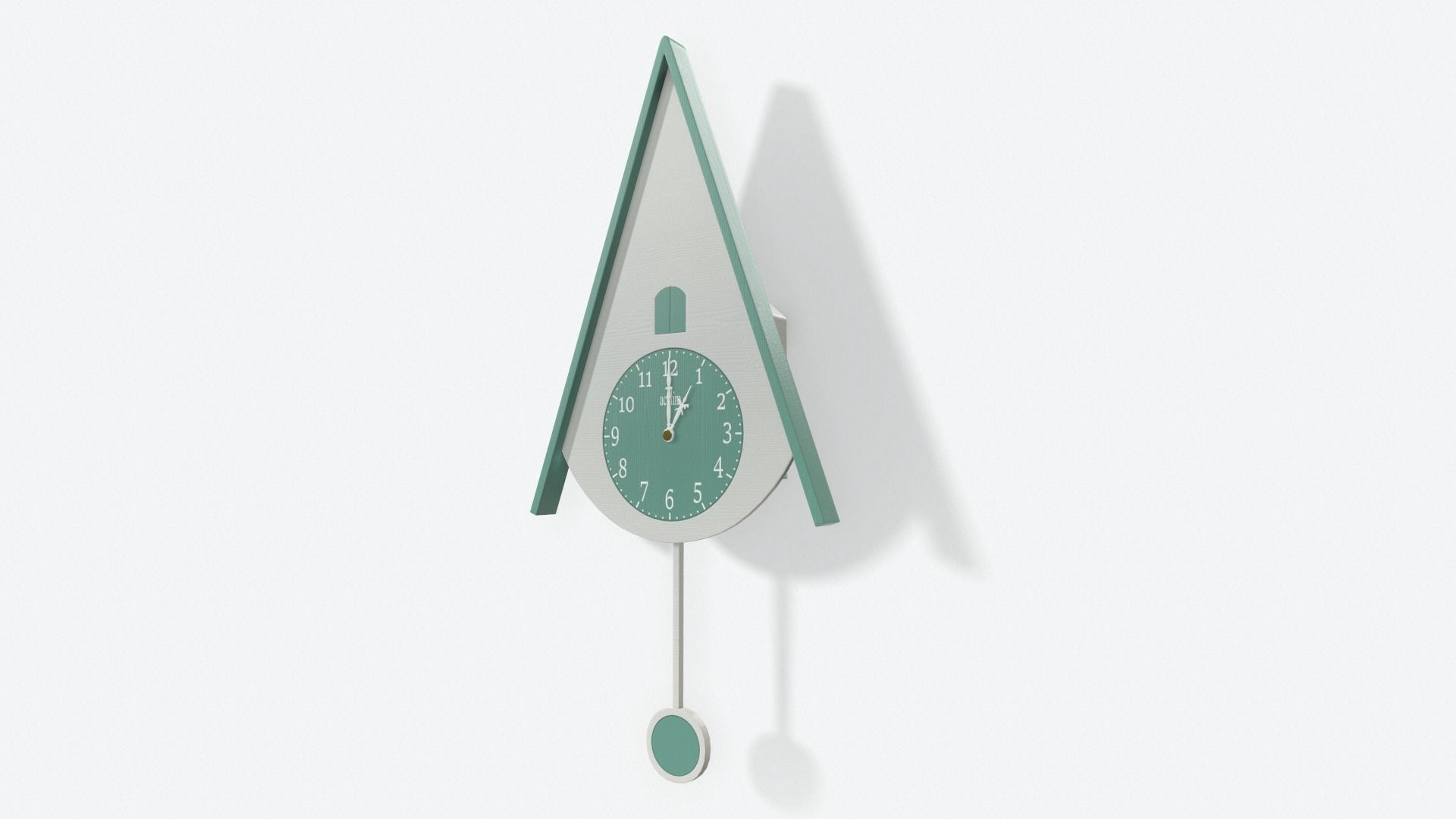 Animated Contemporary Cuckoo Clock  3D model_2
