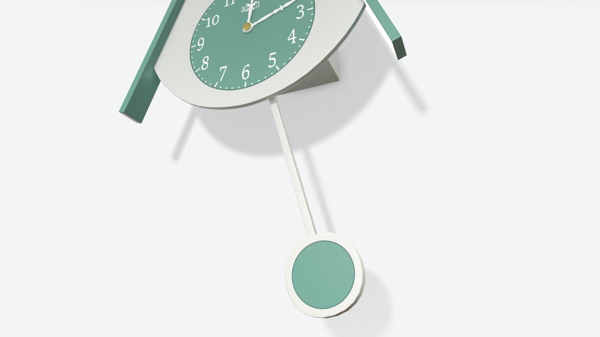 Animated Contemporary Cuckoo Clock  3D model_9