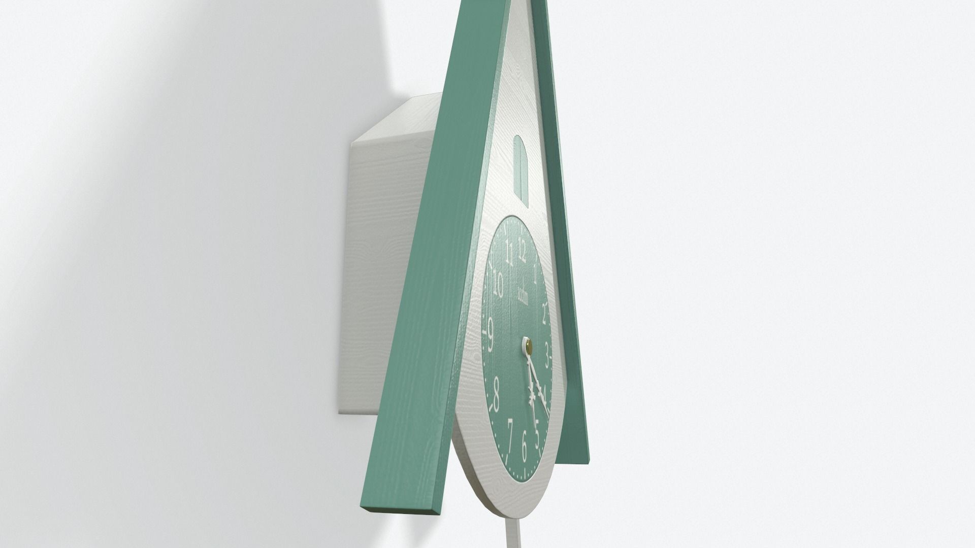 Animated Contemporary Cuckoo Clock  3D model_6