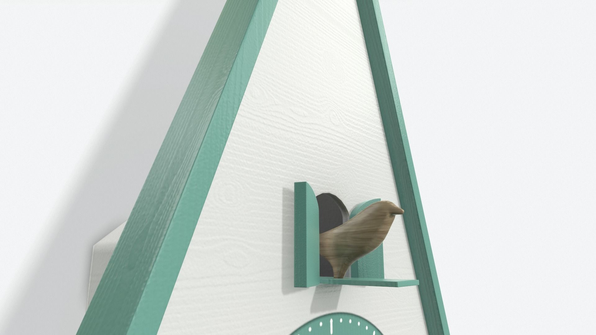 Animated Contemporary Cuckoo Clock  3D model_7
