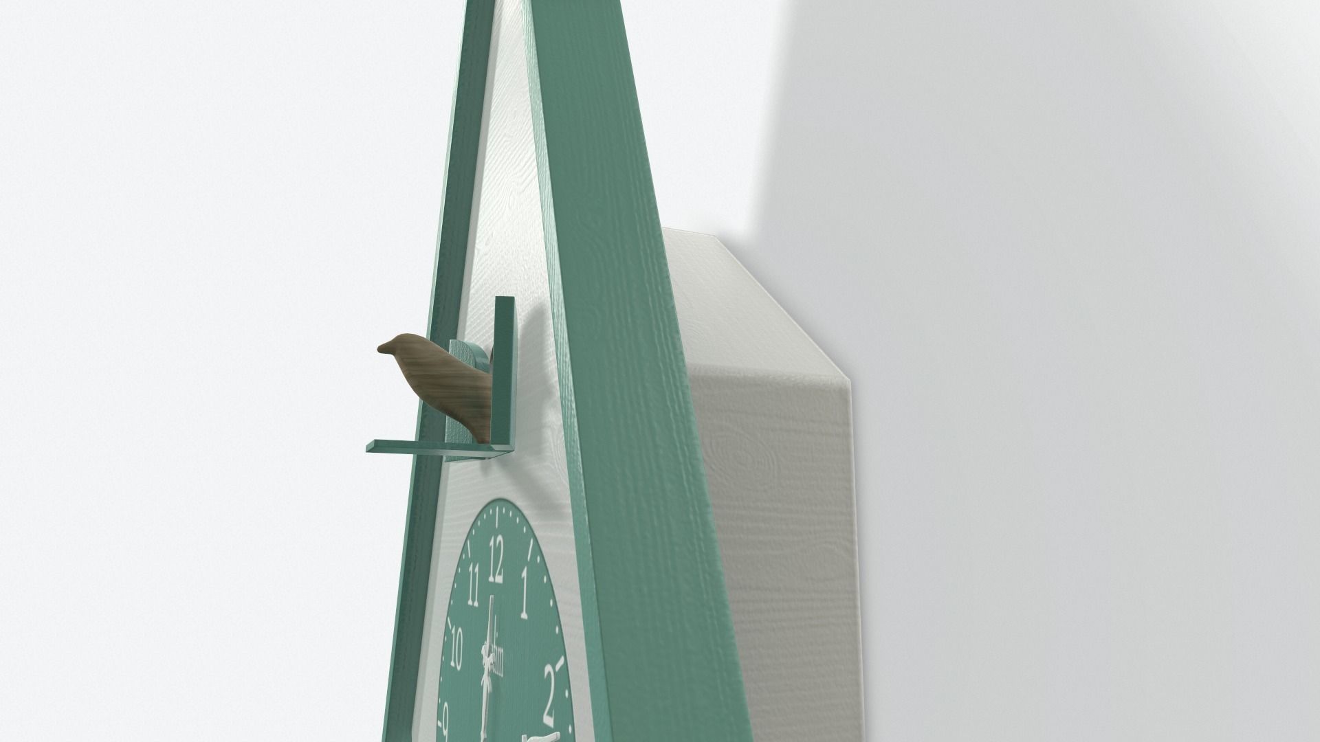 Animated Contemporary Cuckoo Clock  3D model_8
