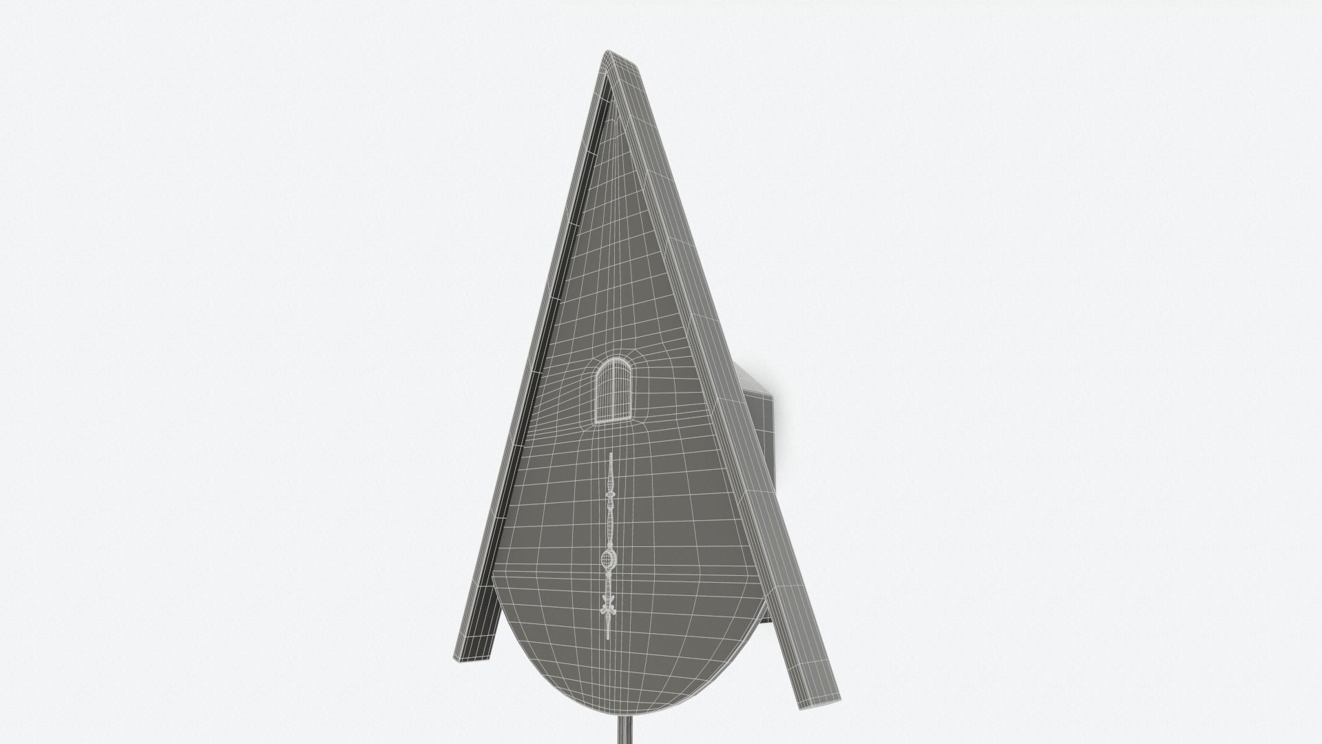 Animated Contemporary Cuckoo Clock  3D model_12