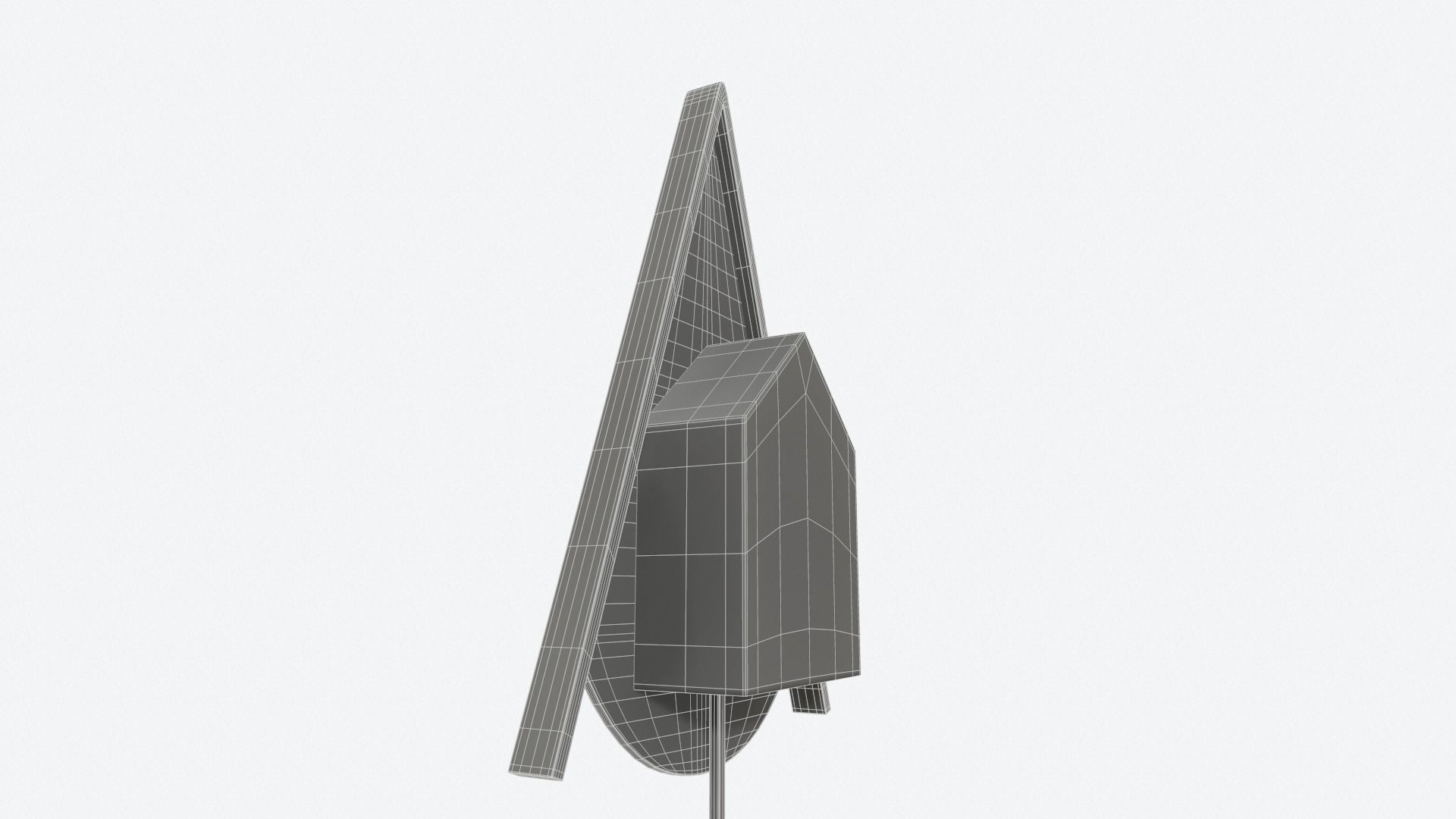 Animated Contemporary Cuckoo Clock  3D model_14