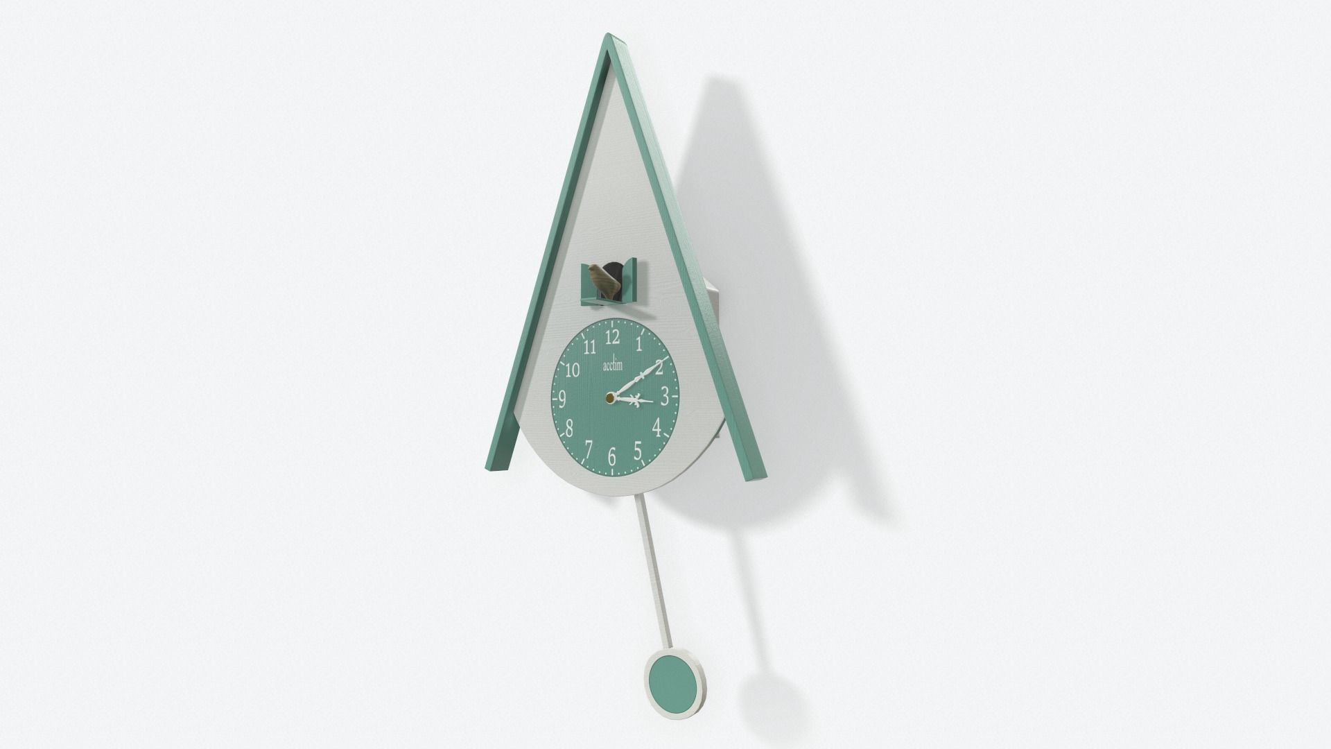 Animated Contemporary Cuckoo Clock  3D model_3