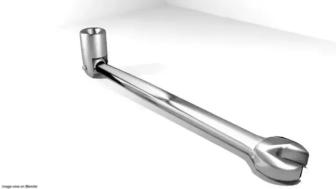 Mechanical Handtools - Flex-head Socket Wrench 3D model