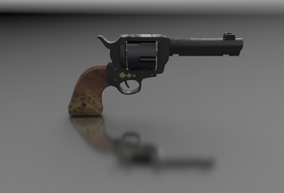 uberti cattleman  3D model_1