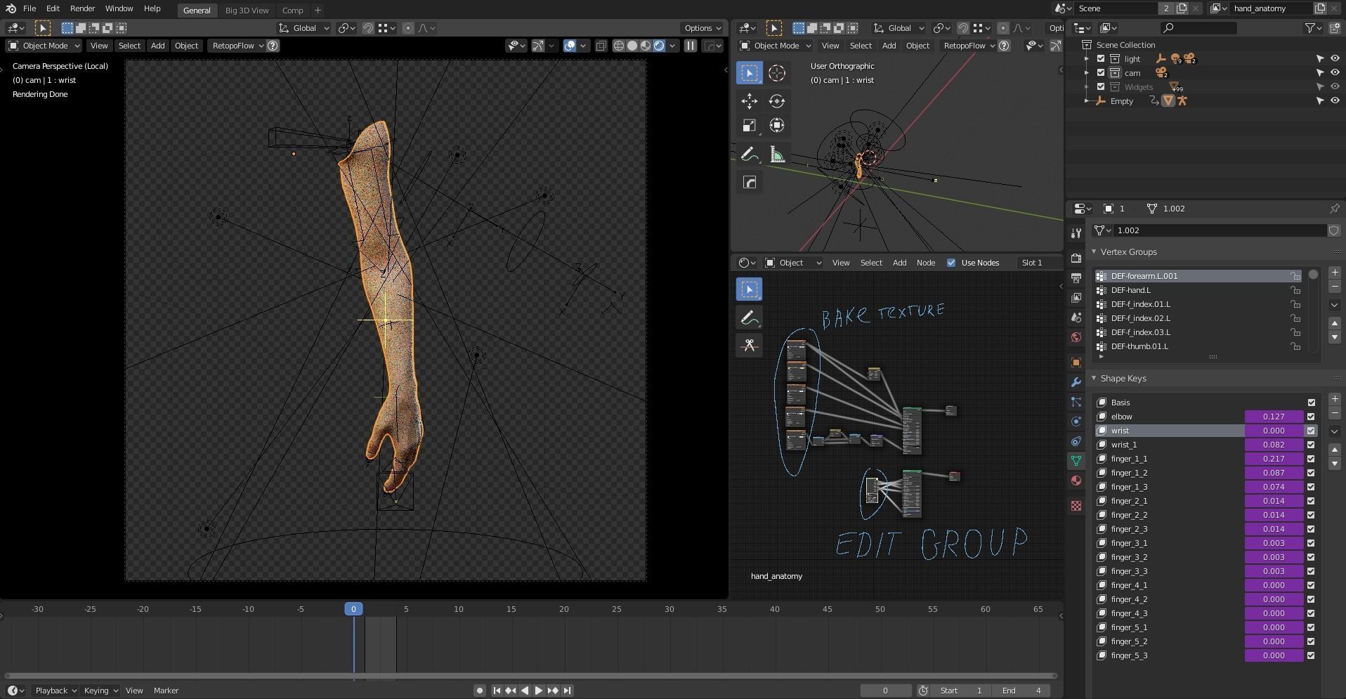 hand anatomy 3D model_28