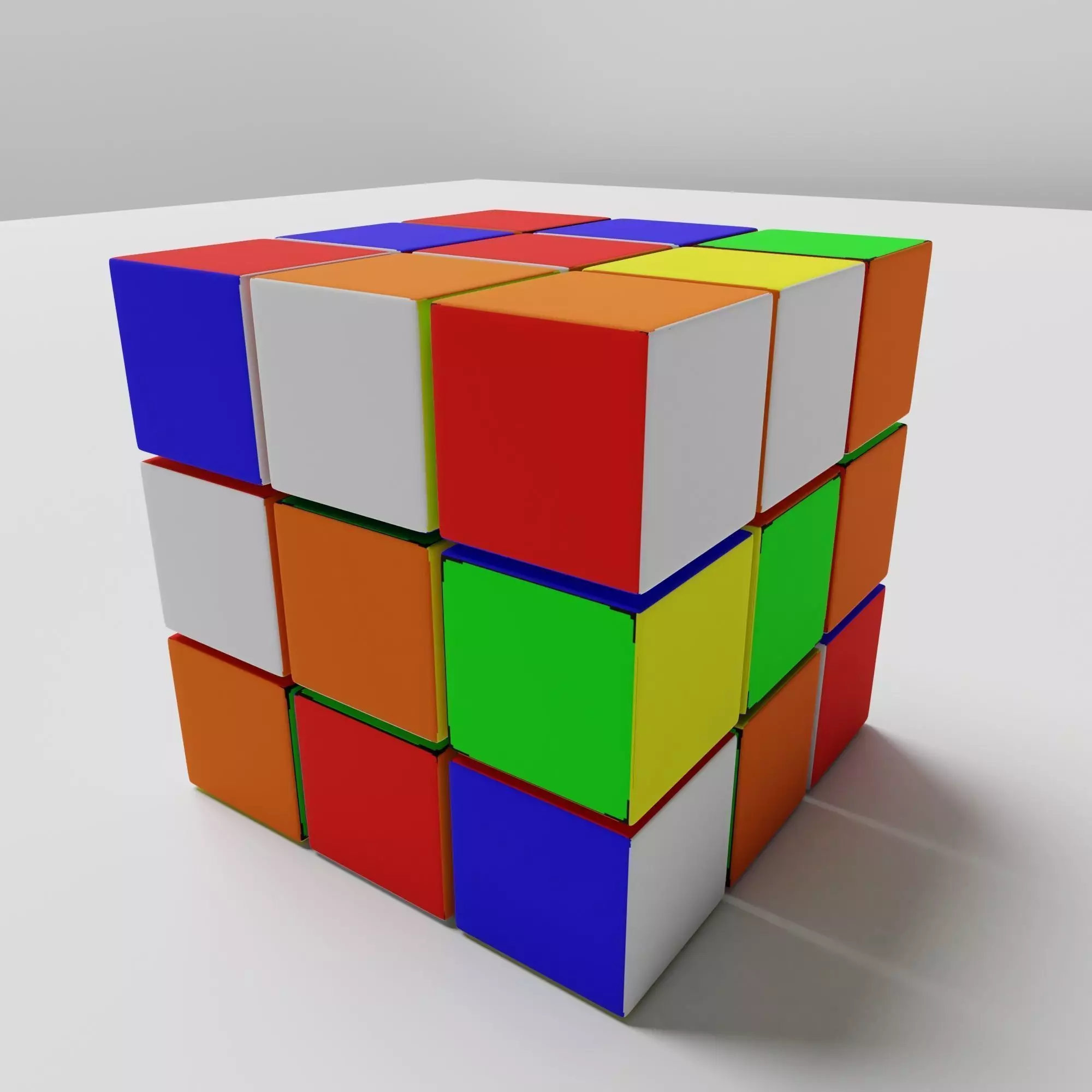Ruby Cube 3D model_0