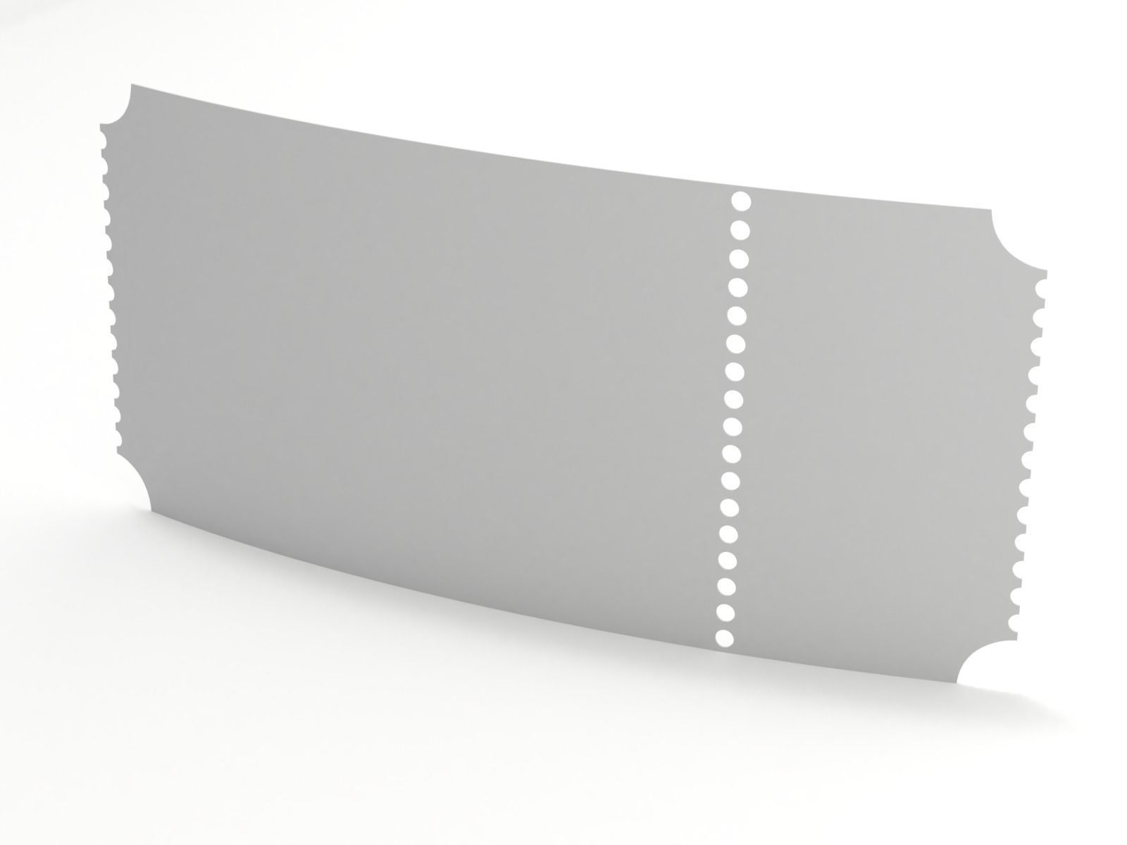 Cinema Ticket-2 3D model_7